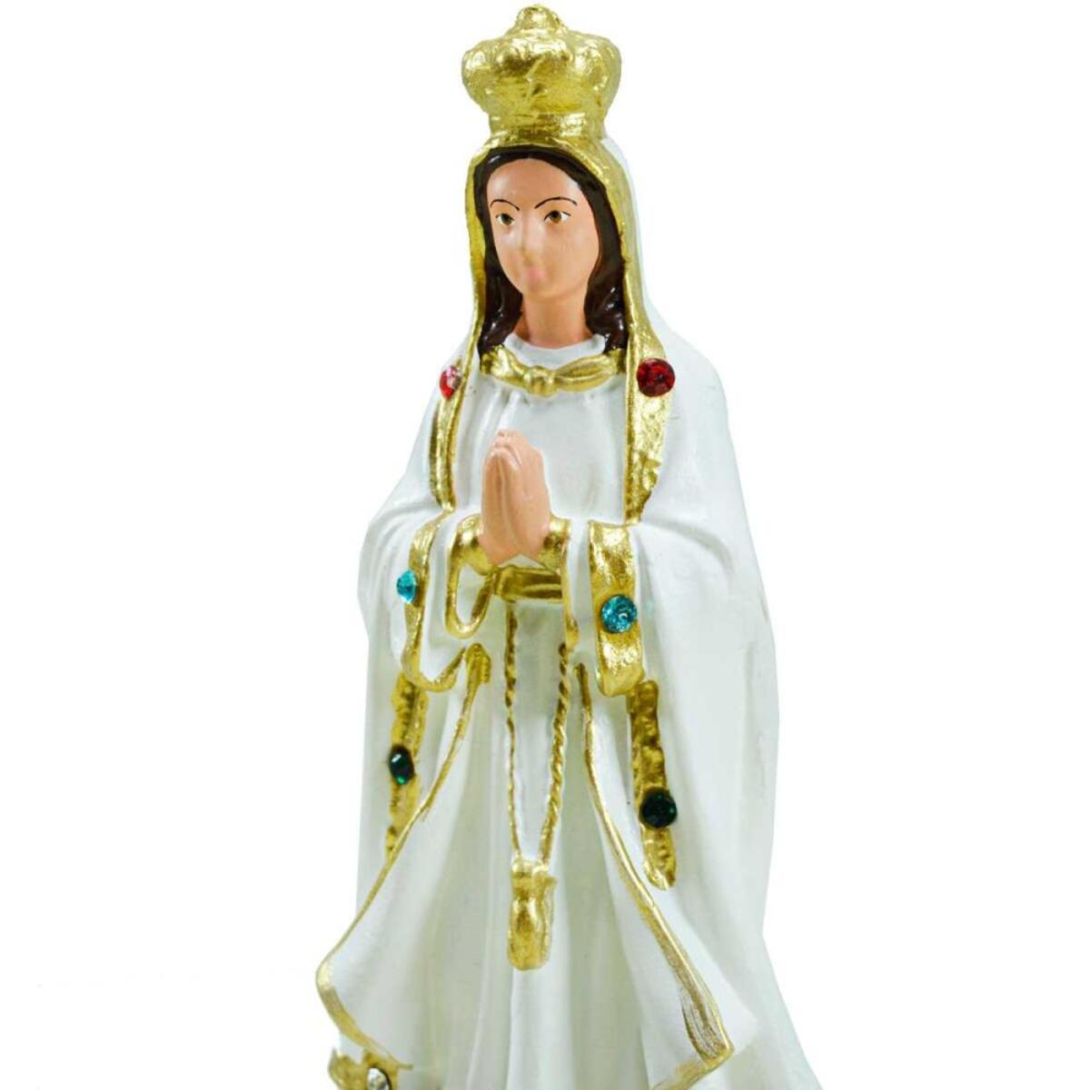 Nossa Senhora de Ftima com os Pastorinhos 24 Cm Inquebrvel 