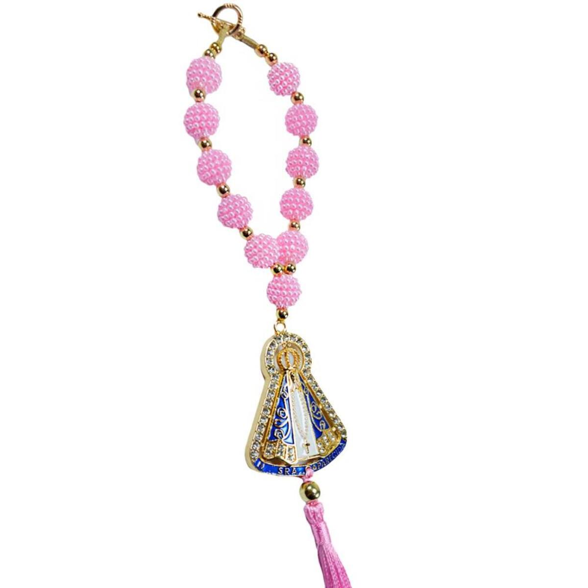 Dezena luxo amora Rosa de Nossa Senhora Aparecida Com Strass (Duzia)